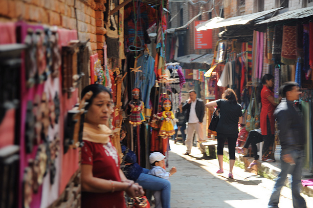 mercato in nepal